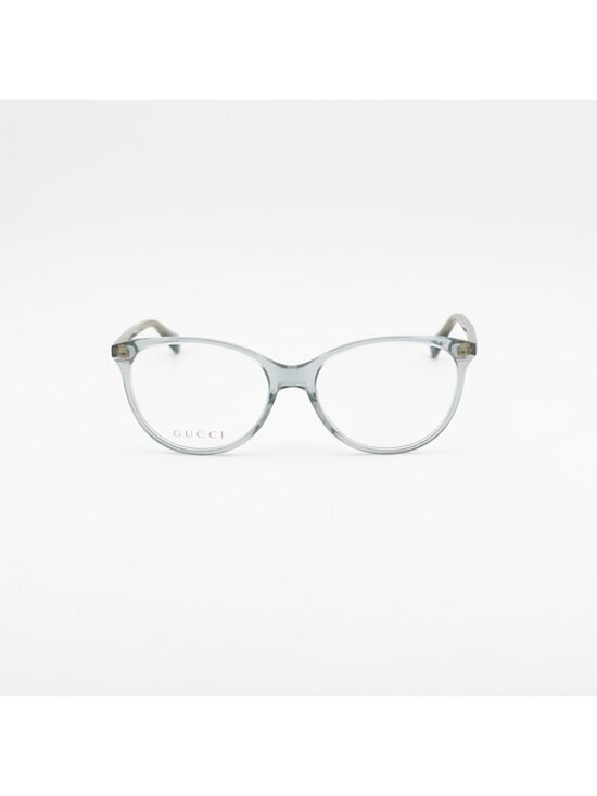 Gucci GG0550O 014 Eyeglasses Shiny Grey 51mm Cat Eye Frame main image 10
